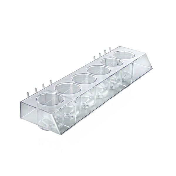 Molded 6-Cup Display Tray, PK2